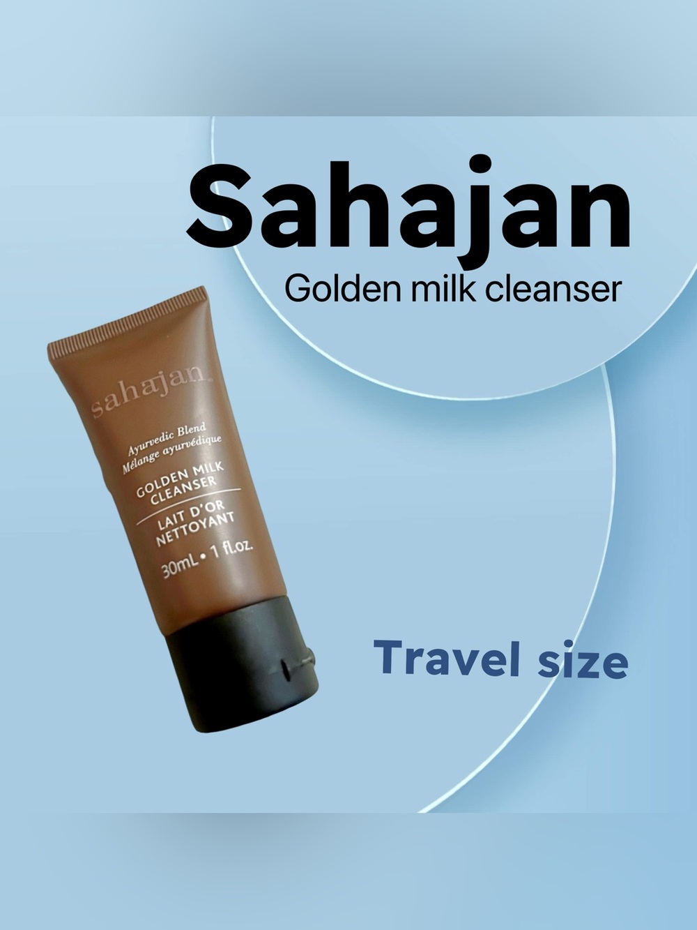 ⬇️🇨🇦🆕NWOB SAHAJAN |TRAVEL| Soothing & Hydrating Golden Milk Cleanser*